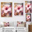 Décoration murale exotique or et rose Hibiscus I - Hibiscus-1499250037-1499250036