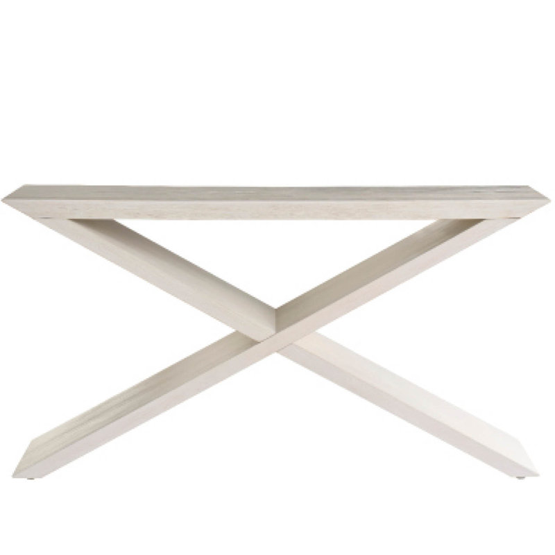 Dwell 60'' W Solid Wood Console Table, Ivory