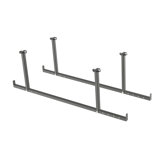 VersaRac 2 Piece Accessory Kit (Hanging Bars) Ceiling Mounted Rack