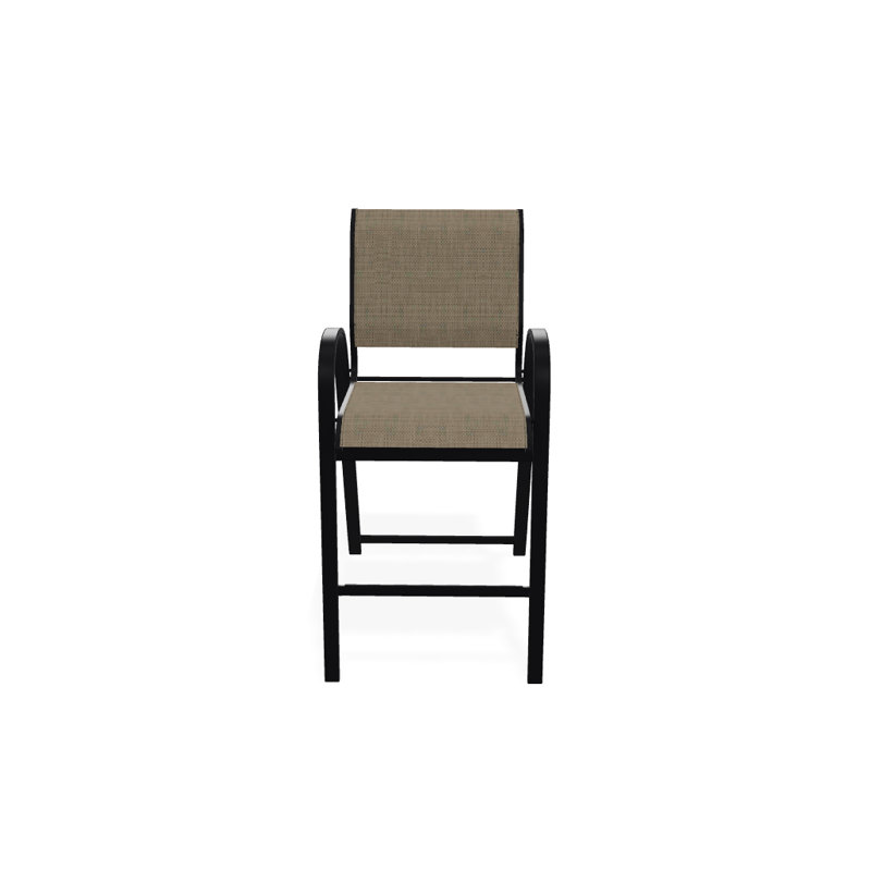 Tabouret de bar Holna, Newport, Noir texturé