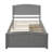 Modern Twin Size Storage Bed Frame with 2 Drawers, Wooden Platform Bed with Headboard, No Box Spring Needed-87058224