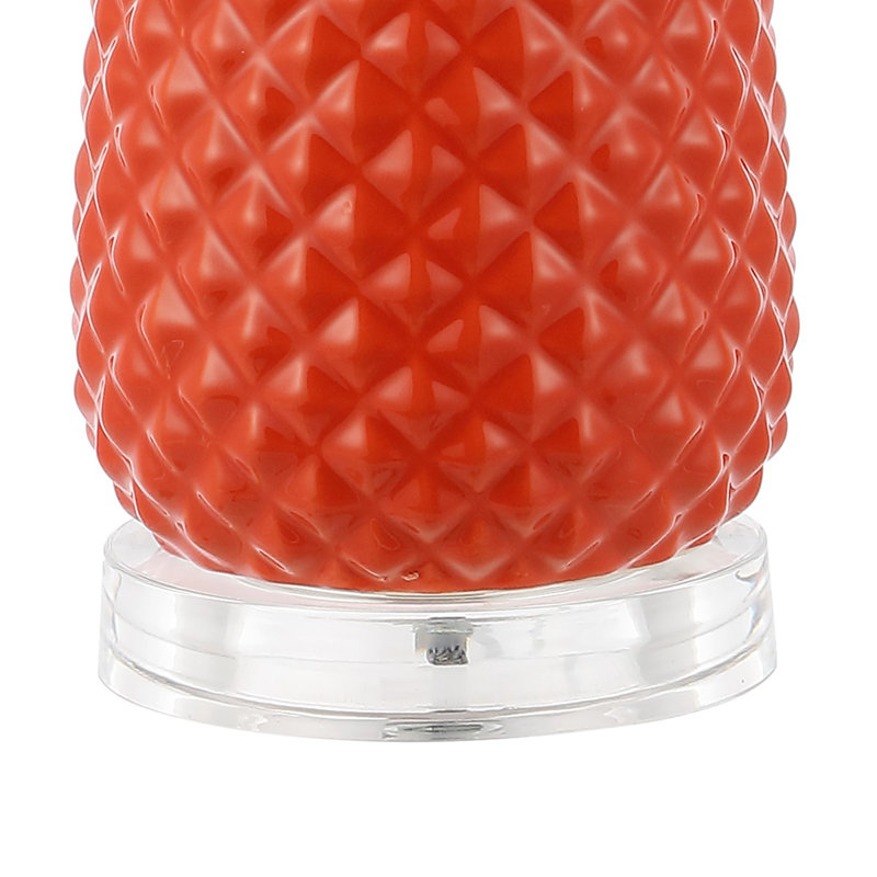 Lampe de table 23 po Arianna, Orange