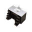 Meuble-lavabo simple en chêne 48 po X P 22 po D, plateau en quartz blanc et ensemble de robinet-1390835606-1390835609