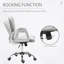 Chaise de bureau, chaise de bureau capitonnée à boutons avec accoudoirs rembourrés, hauteur réglable et roulettes pivotantes