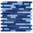 Natural Glass Linear Mosaic Tile-60816745
