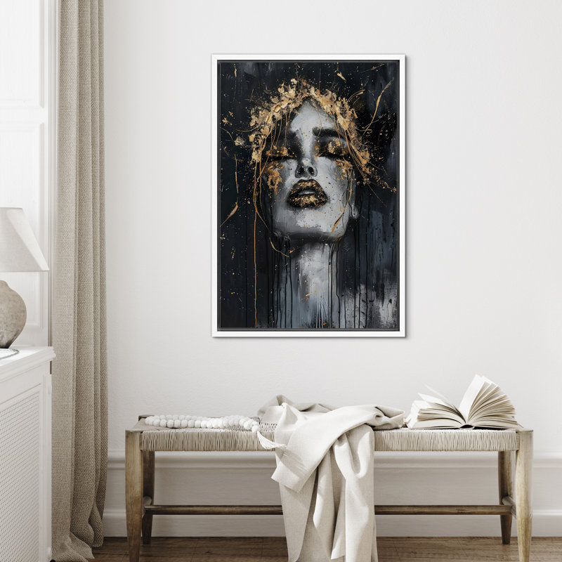 Elegance Moody, Cadre blanc, H 36 po x l 24 po