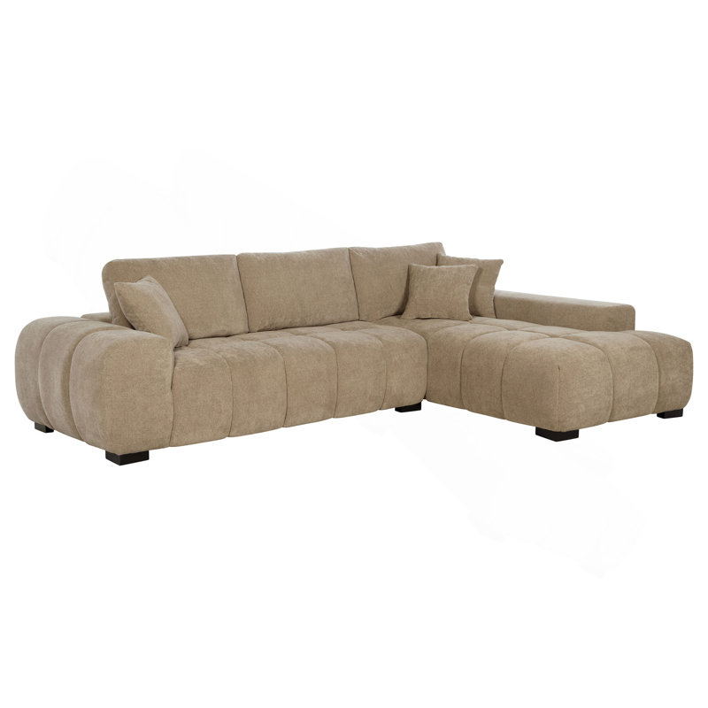 Canapé modulaire rembourré Plather Camel