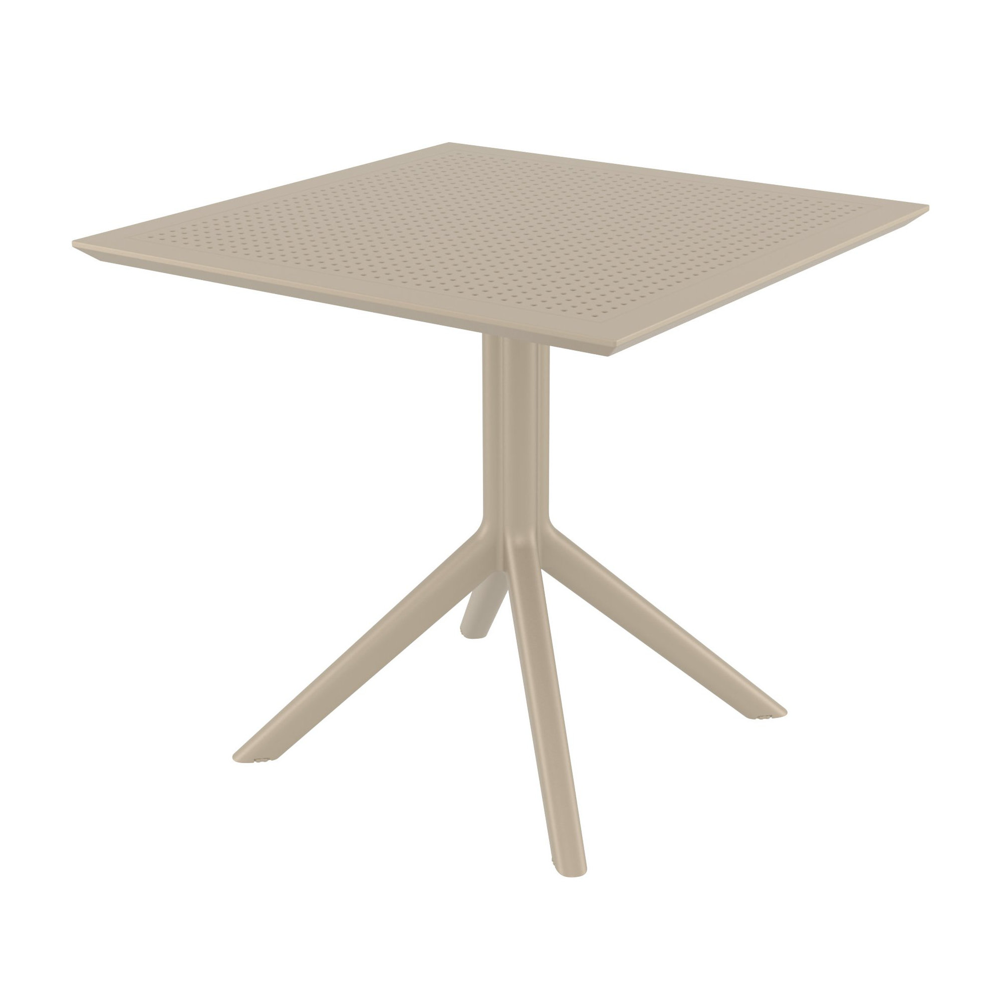 Farrah Square 2 - Person Bistro Set, Taupe