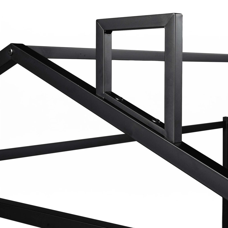 Metal House Shape Platform Bed