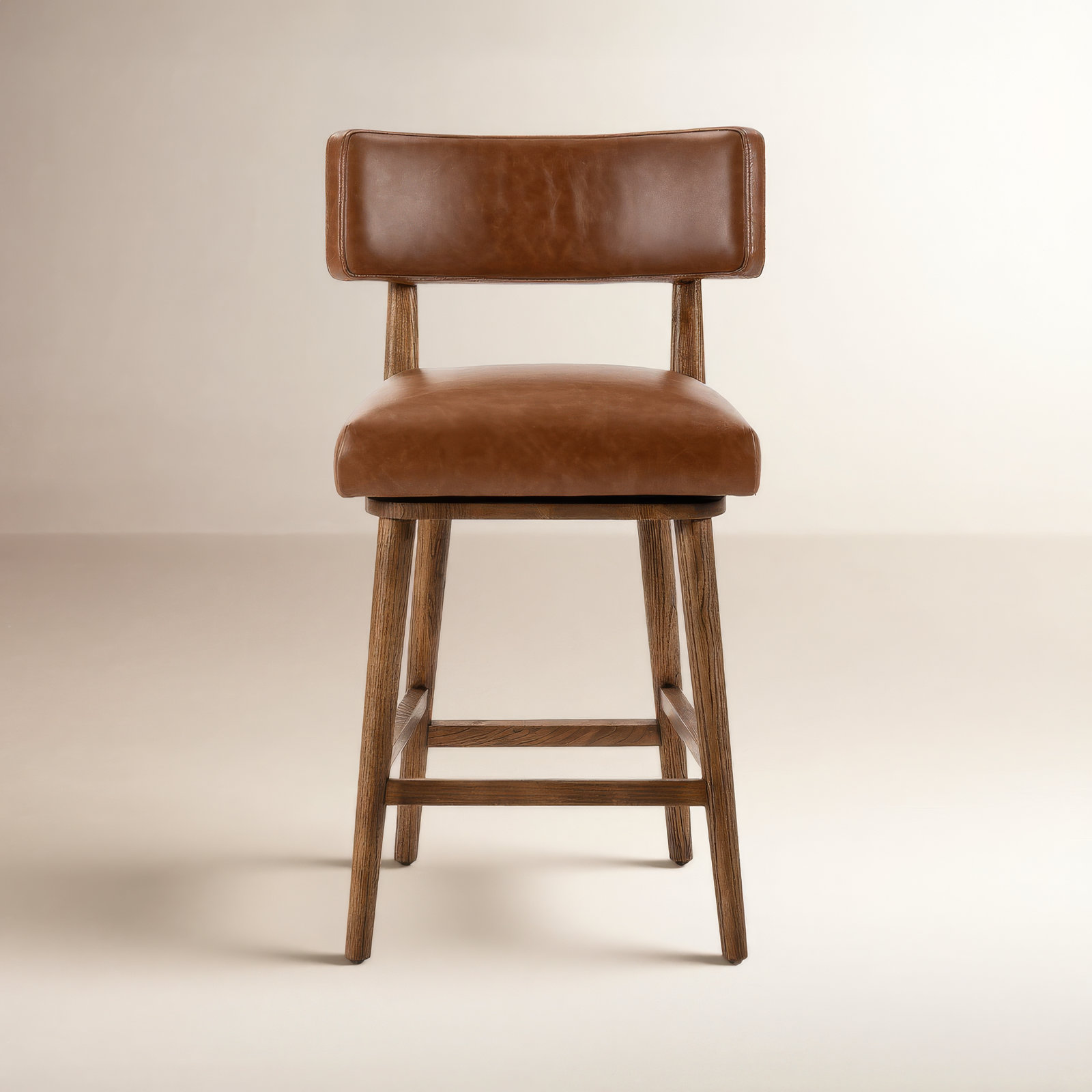 Lando Swivel Bar & Counter Stool, Counter Stool (27" Seat Height), Sonoma Chestnut 