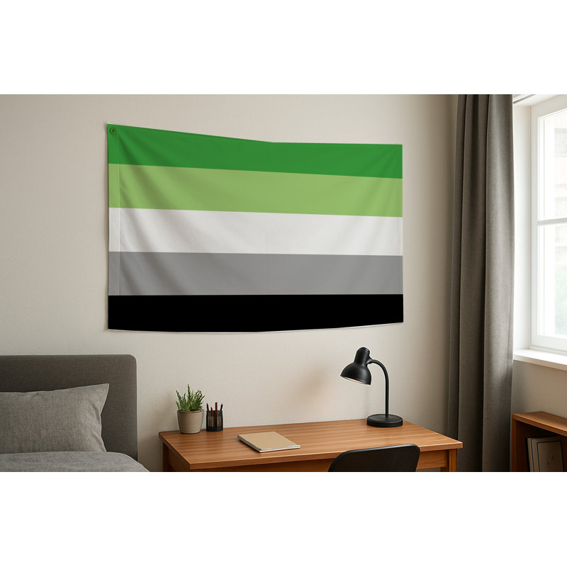 Drapeau de la fierté aromatique - Drapeau