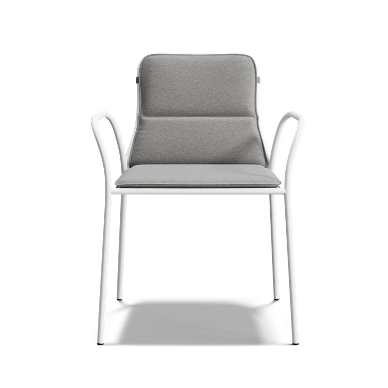 XY Outdoor Dining Chair, White
