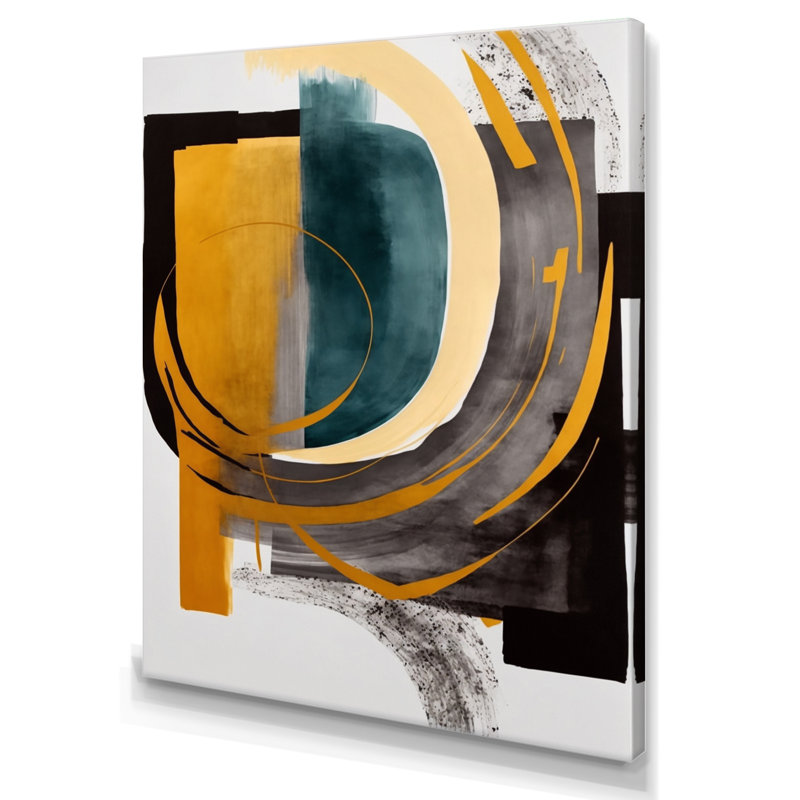 Modern Green Deco IV - Impression sur toile, H 32 po x l 24 po x P 1 po, Toile tendue