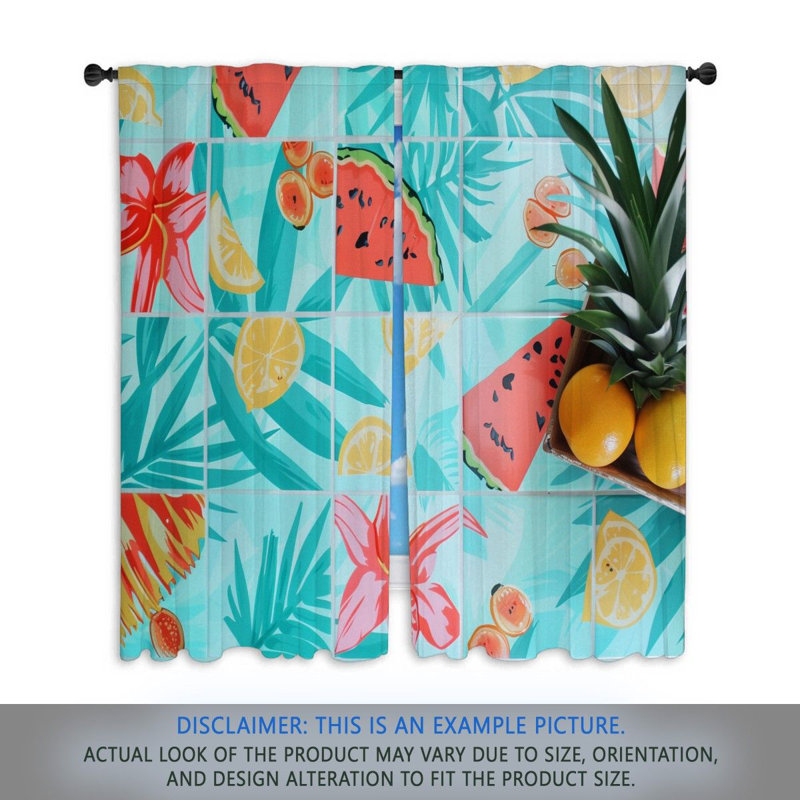 Paire de rideaux obscurcissant en polyester Mcclard, L 20 po x L 61 po