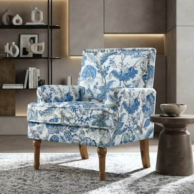 Chaise d'appoint rembourrée Modern Farmhouse