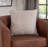 Lyric White/Gold Throw Pillow