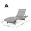 Chaise longue en osier