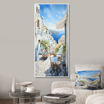 Village grec des îles grecques II - Grèce, art mural