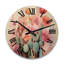 Horloge murale surdimensionnée en acrylique rose II-1891663439