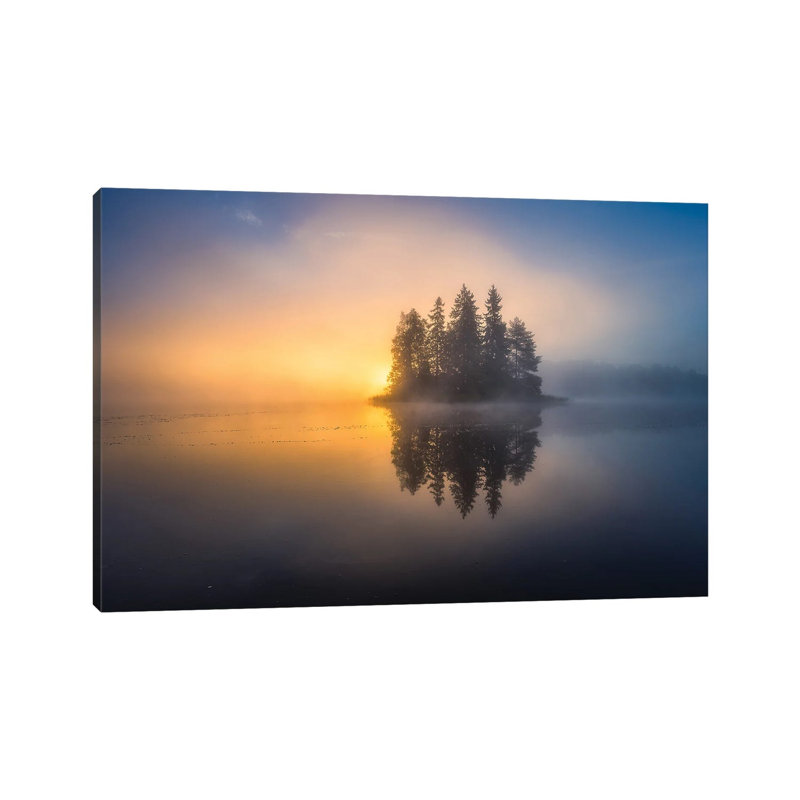 Atmospheric Autumn Morning by Lauri Lohi - Wrapped Canvas Print, 66.04 cm H x 45.72 cm W x 3.175 cm D