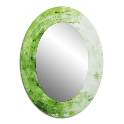 Miroir mural vert moderne vert sauge - vert