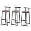 Ensemble de 3 tabourets de bar ronds 27 po avec repose-pieds et chaises de cuisine modernes pour comptoir-1147299557