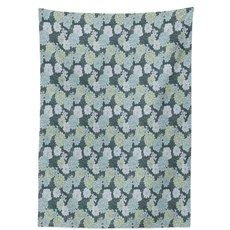 Succulent Tablecloth, 84" L x 60" W
