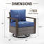 Ensemble de chaises berçantes pivotantes avec coussins Kelyse-1808687492-1808687495