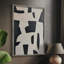 ABSTRACT Series, impression encadrée en bois massif-734188290