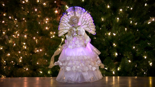 Northlight 18-in Angel White Christmas Tree Topper in the