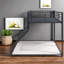 Lits superposés en métal peu encombrants, très grand lit simple TG, style moderne pour la maison