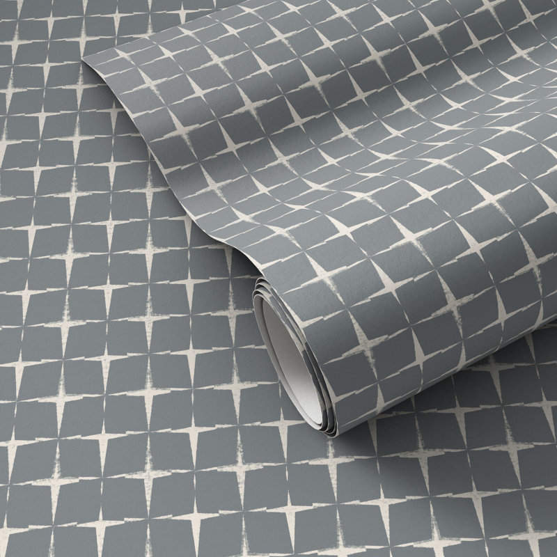 Blocking Wallpaper, 52"x132", Blocking Slate I