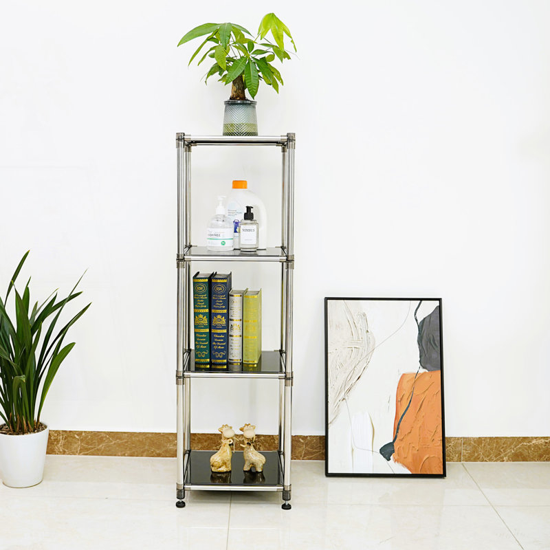 4-Tier Storage Shelving Unit, Modular Rack