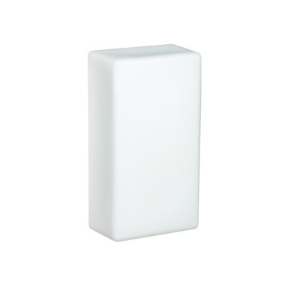 Plafonnier encastré d’extérieur 1 ampoule blanche Geo