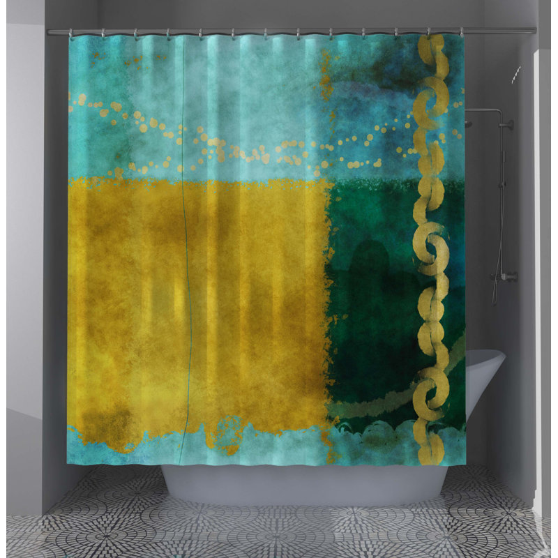 Rideau de douche abstrait Cumbie