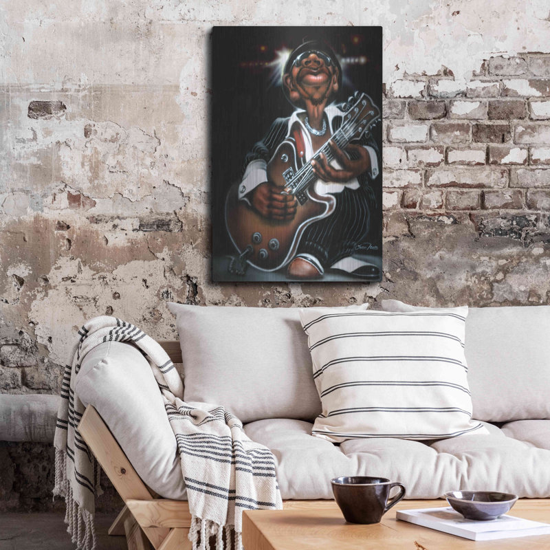 «Jazzman Cool» par Leonard Jones, H 36 po x l 24 po