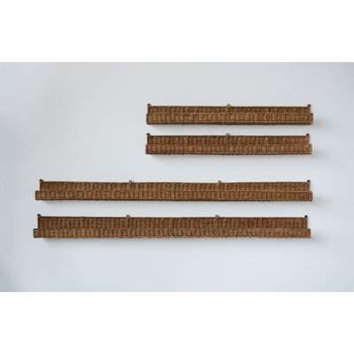Maness Wicker Floating Shelf