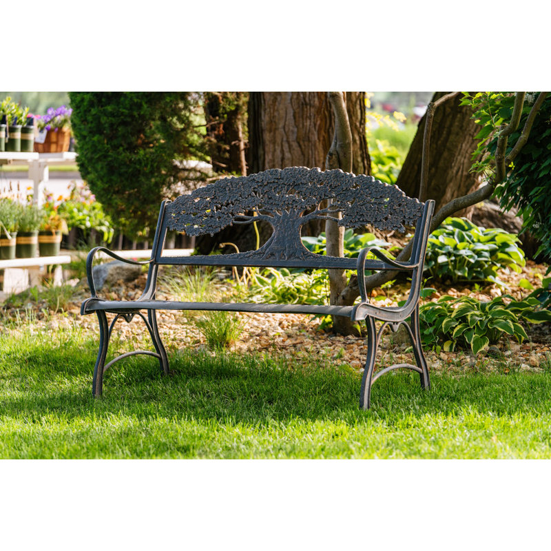 Middlebrooks Tree Cast Iron Park Bench