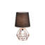Lampe de table en cuivre 11,25 po «Wesley Geometric», cuivre