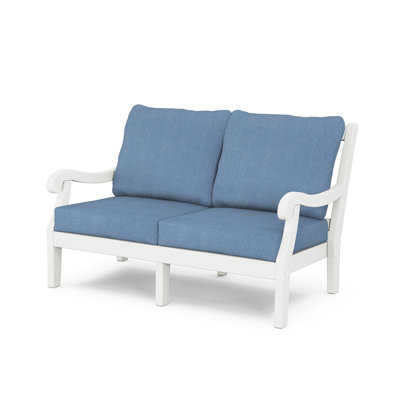 POLYWOOD x Birch Lane Verlyn Deep Seating Loveseat by Birch Lane