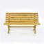 Lauryn Solid Wood Pine Outdoor Bench