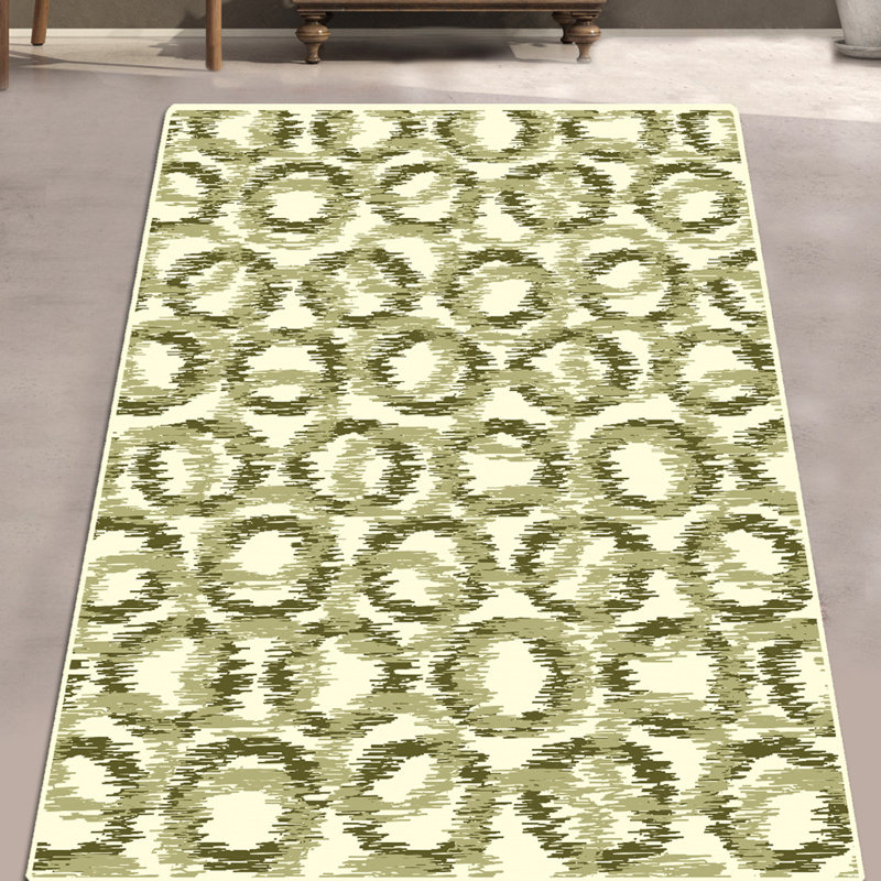 Antibacterial Hall Carpet, 3.3 x 4.9 Feet | 100% Polyester, 0.4 in Pile Height, Non-Slip Felt Dot Underside | Machine Washable, 700 GSM | Perfect for Living Room, Bedroom, and Entryways, Stylish & Functional Design
