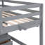 Lit mezzanine double avec bureau, armoires, tiroirs et charge électrique, armoire fonctionnelle grise et charge-1581930075