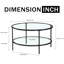 Table basse double en verre-40651444