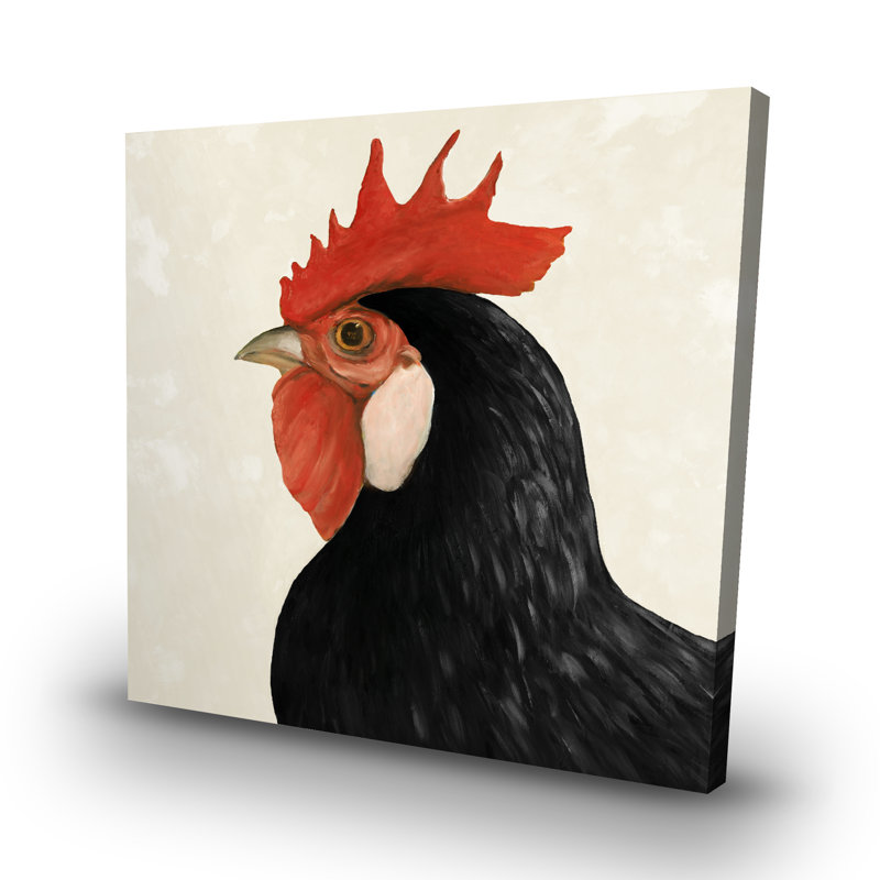 Beautilful hen - 32"x32" art on canvas