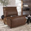 Fauteuil inclinable électrique Callum, cacao, similicuir-1619504535