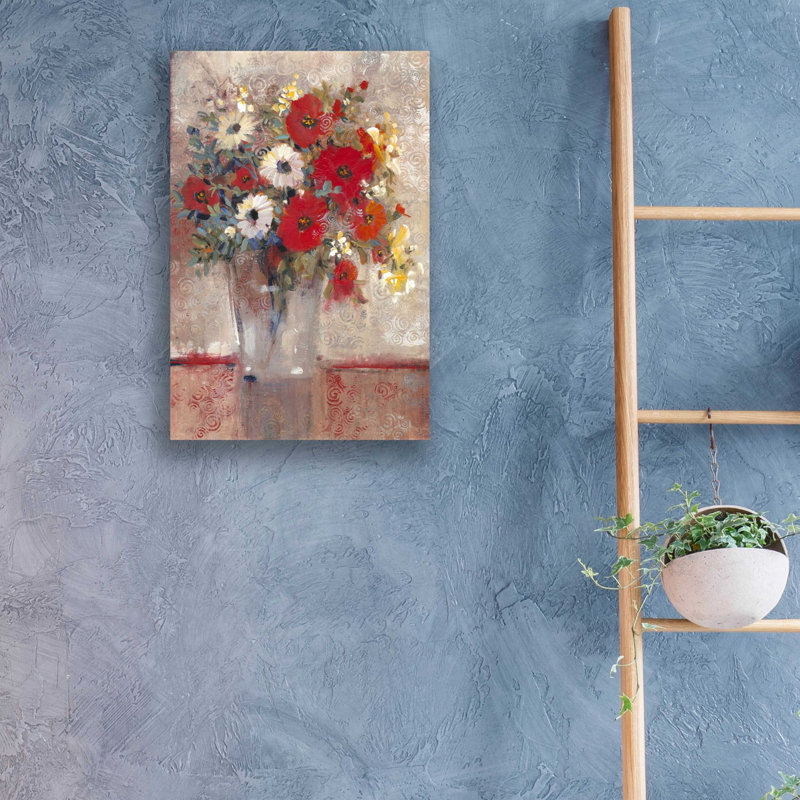 Art mural en verre acrylique épique «Curly Still Life II» par Tim O'Toole, 16 po x 24 po, H 24 po x l 16 po x P 0,2 po