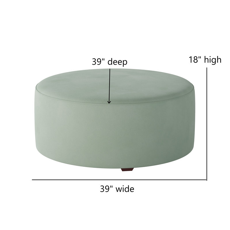 Repose-pieds Weigand, Polyester eucalyptus Bella