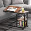 Table de bout réglable en forme de C de 32 po de largeur avec roulettes et plateau inclinable