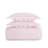kate spade new york Sateen Ruffle King Comforter Set, 300 Thread Count Cotton Sateen Reversible Cover, All Season 3 Piece Bedding, Machine Washable, Pink -119812798-109424214